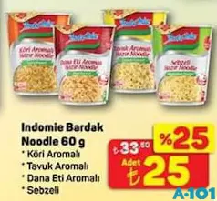INDOMİE BARDAK NOODLE 60 G fiyat ve kampanya bilgisi